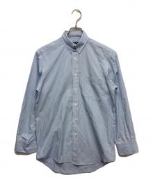 BURBERRY LONDON（バーバリーロンドン）の古着「ストライプシャツ」｜ブルー