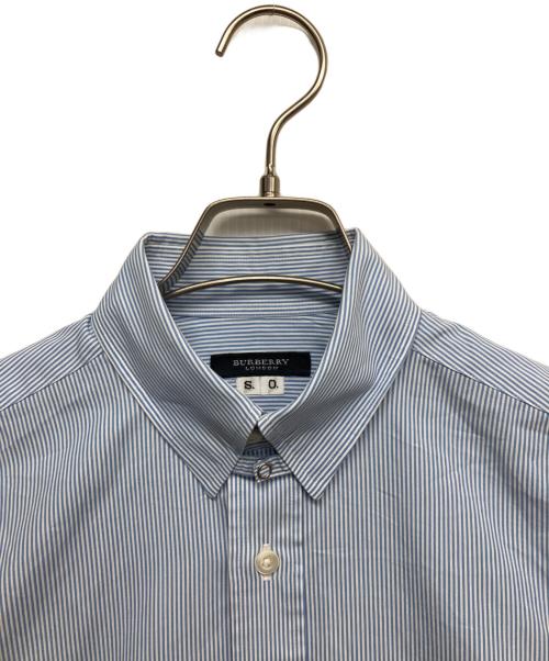 BURBERRY LONDON（バーバリーロンドン）BURBERRY LONDON (バーバリーロンドン) ストライプシャツ ブルー サイズ:記載無の古着・服飾アイテム
