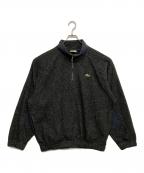 LACOSTEラコステ）の古着「ハーフジップジャケット」｜ブラック