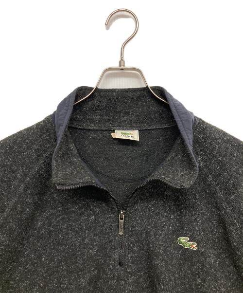 LACOSTE（ラコステ）LACOSTE (ラコステ) ハーフジップジャケット ブラック サイズ:5の古着・服飾アイテム