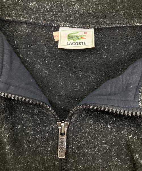 LACOSTE（ラコステ）LACOSTE (ラコステ) ハーフジップジャケット ブラック サイズ:5の古着・服飾アイテム