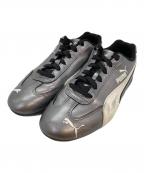 PUMAプーマ）の古着「スピードキャット メタリックローカットスニーカー」｜パープル