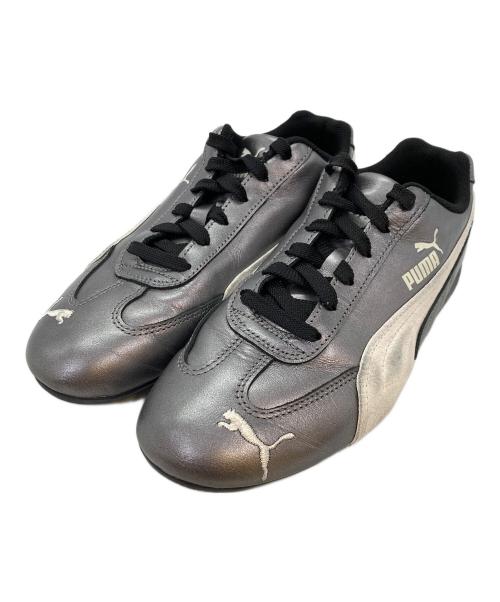 PUMA（プーマ）PUMA (プーマ) スピードキャット メタリックローカットスニーカー パープル サイズ:24.5の古着・服飾アイテム
