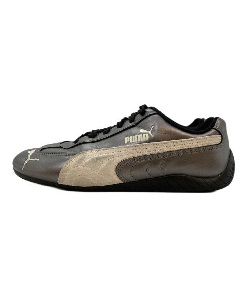 PUMA（プーマ）PUMA (プーマ) スピードキャット メタリックローカットスニーカー パープル サイズ:24.5の古着・服飾アイテム