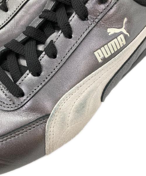 PUMA（プーマ）PUMA (プーマ) スピードキャット メタリックローカットスニーカー パープル サイズ:24.5の古着・服飾アイテム