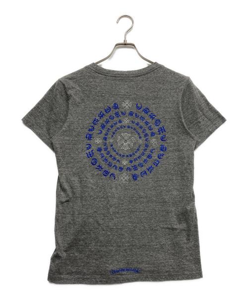 CHROME HEARTS（クロムハーツ）CHROME HEARTS (クロムハーツ) サークルロゴプリントVネックT グレー サイズ:Lの古着・服飾アイテム