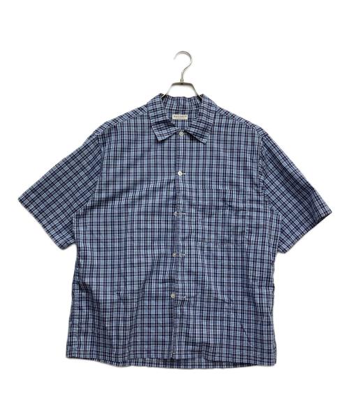 BEAUTY&YOUTH（ビューティーアンドユース）BEAUTY&YOUTH (ビューティーアンドユース) 半袖シャツ ブルー サイズ:Ｌの古着・服飾アイテム