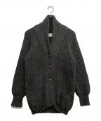 James Charlotteジェームスシャルロット）の古着「ショールカラーカーディガン」｜ブラック