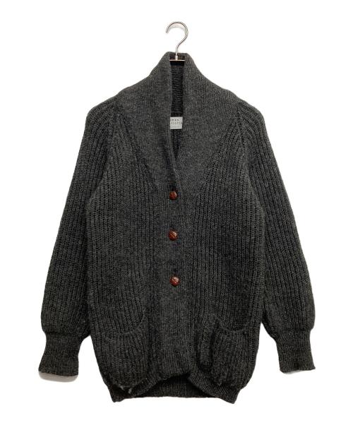 James Charlotte（ジェームスシャルロット）James Charlotte (ジェームスシャルロット) ショールカラーカーディガン ブラック サイズ:34の古着・服飾アイテム