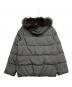 nano・universe (ナノ・ユニバース) ダウンジャケット グレー サイズ:36：6000円