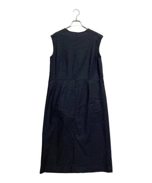 green label relaxing（グリーンレーベルリラクシング）green label relaxing (グリーンレーベルリラクシング) ジレ 2WAY ノースリーブ ワンピース ネイビー サイズ:38の古着・服飾アイテム