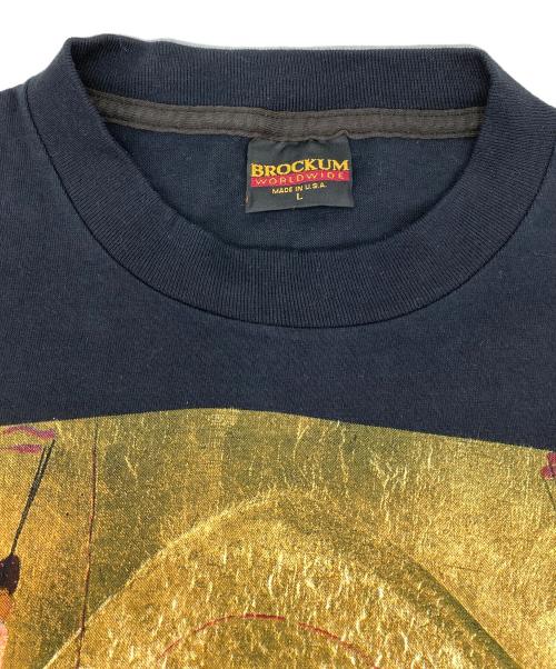 BROCKUM（ブロッカム）BROCKUM (ブロッカム) バンドプリントTシャツ ブラック サイズ:Lの古着・服飾アイテム