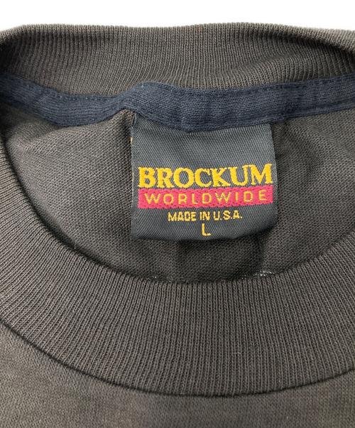 BROCKUM（ブロッカム）BROCKUM (ブロッカム) バンドプリントTシャツ ブラック サイズ:Lの古着・服飾アイテム