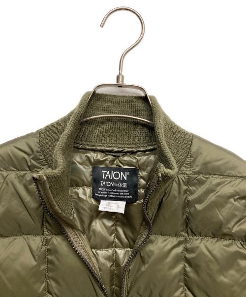 TAION（タイオン）TAION (タイオン) ダウンジャケット カーキ サイズ:Mの古着・服飾アイテム