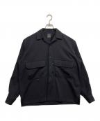 DAIWA PIER39ダイワ ピア39）の古着「TECH NEW ANGLER'S OPEN FLANNEL」｜ネイビー