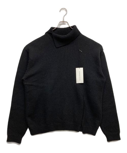 SOSHIOTSUKI（ソウシ オオツキ）SOSHIOTSUKI (ソウシ オオツキ) SWORD SLIT KNIT ブラック サイズ:Fの古着・服飾アイテム