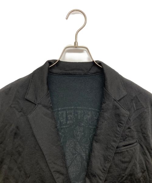 Hysteric Glamour（ヒステリックグラマー）Hysteric Glamour (ヒステリックグラマー) バックプリントテーラードジャケット ブラック サイズ:Lの古着・服飾アイテム