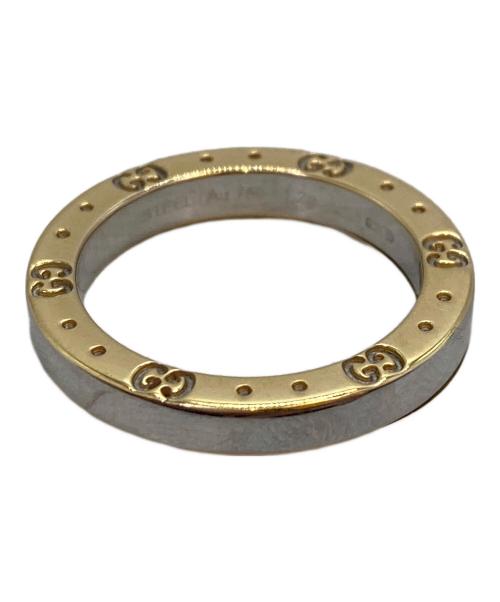 GUCCI（グッチ）GUCCI (グッチ) アイコンリング シルバー×ゴールド サイズ:11.5号の古着・服飾アイテム