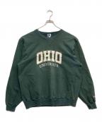 Championチャンピオン）の古着「2段刺繍プリント」｜グリーン