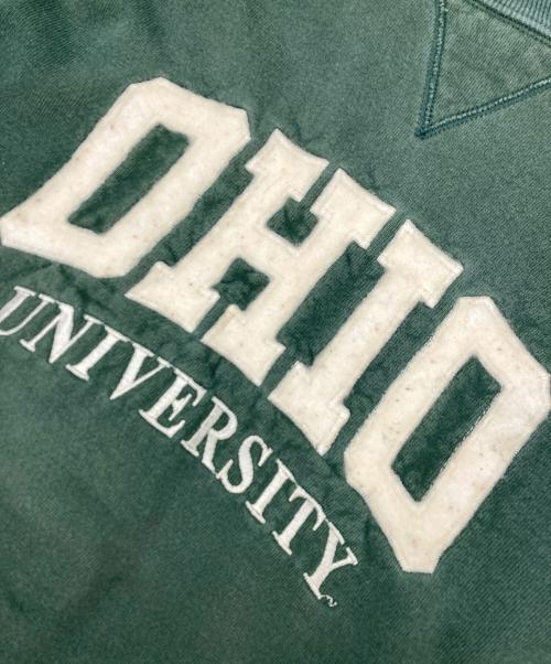 Champion（チャンピオン）Champion (チャンピオン) 2段刺繍プリント グリーン サイズ:XLの古着・服飾アイテム