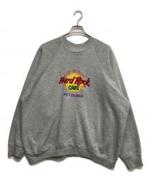Hard Rock cafe（ハードロックカフェ）の古着「刺繍スウエット」｜グレー