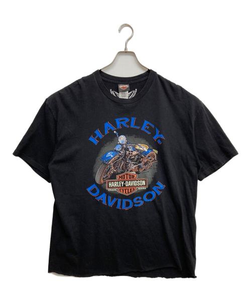 HARLEY-DAVIDSON（ハーレーダビッドソン）HARLEY-DAVIDSON (ハーレーダビッドソン) プリントTシャツ ブラック サイズ:2XLの古着・服飾アイテム