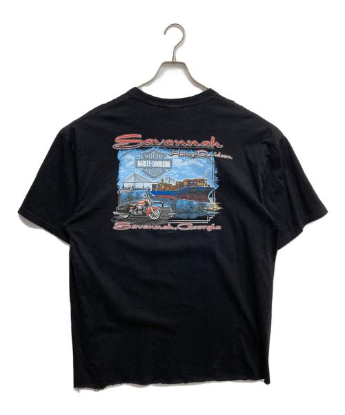 HARLEY-DAVIDSON（ハーレーダビッドソン）HARLEY-DAVIDSON (ハーレーダビッドソン) プリントTシャツ ブラック サイズ:2XLの古着・服飾アイテム
