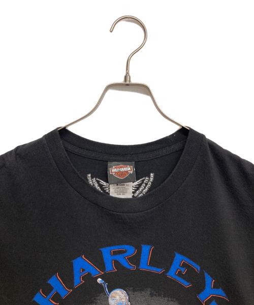 HARLEY-DAVIDSON（ハーレーダビッドソン）HARLEY-DAVIDSON (ハーレーダビッドソン) プリントTシャツ ブラック サイズ:2XLの古着・服飾アイテム