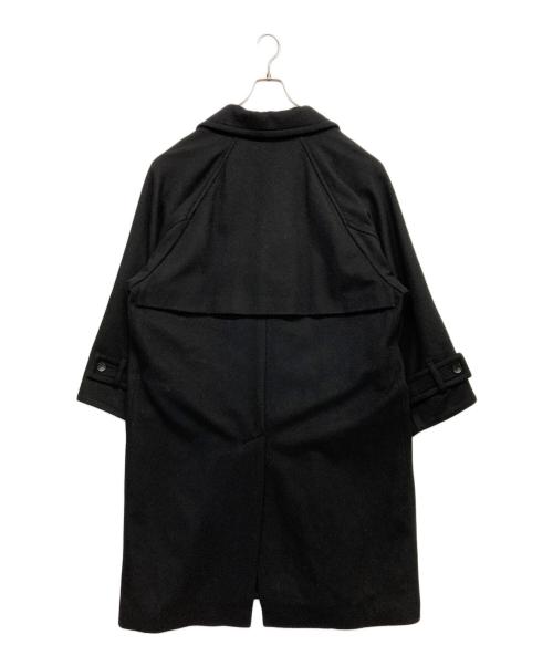 VOAAOV（ヴォアーブ）VOAAOV (ヴォアーブ) ウールコート ブラックの古着・服飾アイテム