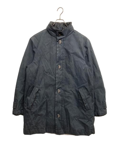 Salvatore Ferragamo（サルヴァトーレ フェラガモ）Salvatore Ferragamo (サルヴァトーレ フェラガモ) ガンチーニステンカラーコート ブラック サイズ:無しの古着・服飾アイテム