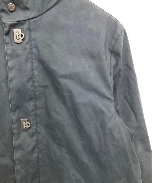 Salvatore Ferragamo（サルヴァトーレ フェラガモ）Salvatore Ferragamo (サルヴァトーレ フェラガモ) ガンチーニステンカラーコート ブラック サイズ:無しの古着・服飾アイテム