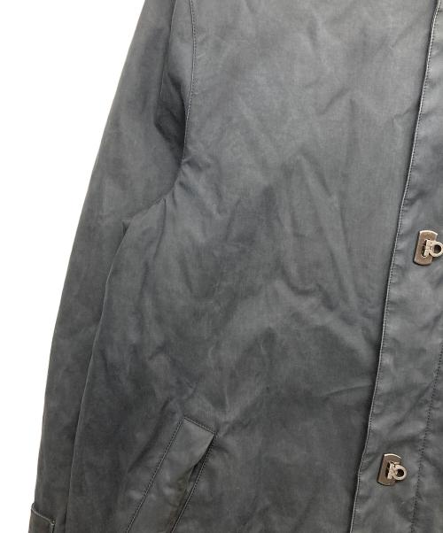 Salvatore Ferragamo（サルヴァトーレ フェラガモ）Salvatore Ferragamo (サルヴァトーレ フェラガモ) ガンチーニステンカラーコート ブラック サイズ:無しの古着・服飾アイテム