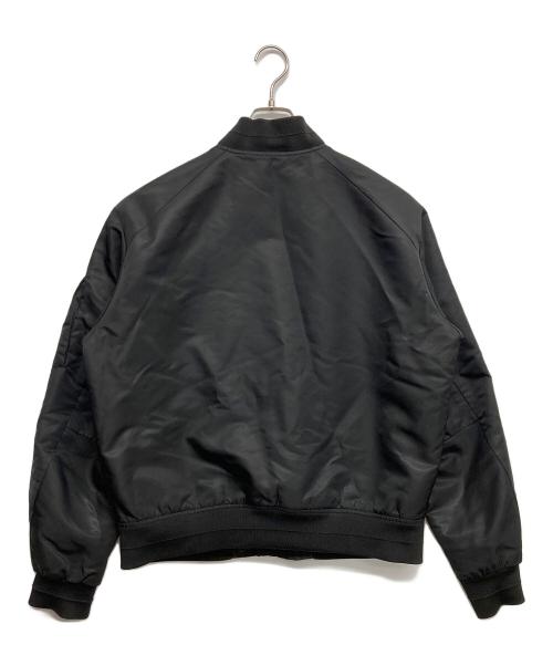 Calvin Klein（カルバンクライン）Calvin Klein (カルバンクライン) 中綿ブルゾン ブラック サイズ:Mの古着・服飾アイテム