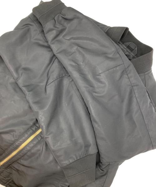 Calvin Klein（カルバンクライン）Calvin Klein (カルバンクライン) 中綿ブルゾン ブラック サイズ:Mの古着・服飾アイテム