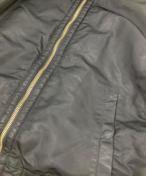 Calvin Klein（カルバンクライン）Calvin Klein (カルバンクライン) 中綿ブルゾン ブラック サイズ:Mの古着・服飾アイテム