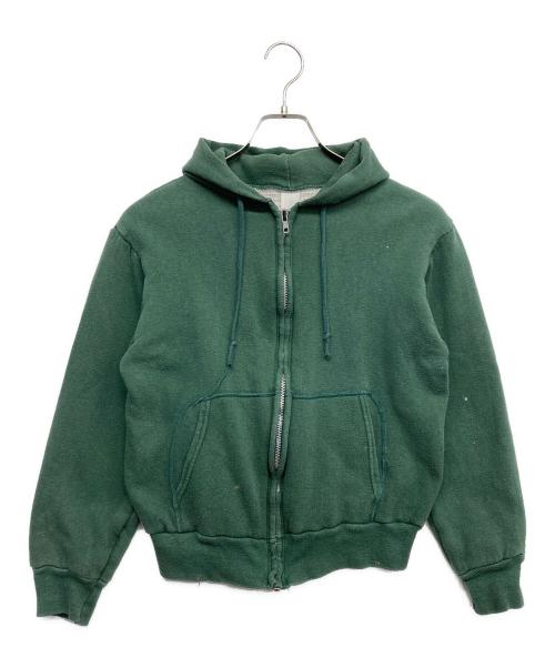 古着（フルギ）古着 (フルギ) 裏サーマルジップパーカー グリーン サイズ:無しの古着・服飾アイテム