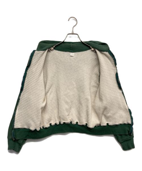 古着（フルギ）古着 (フルギ) 裏サーマルジップパーカー グリーン サイズ:無しの古着・服飾アイテム