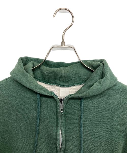 古着（フルギ）古着 (フルギ) 裏サーマルジップパーカー グリーン サイズ:無しの古着・服飾アイテム