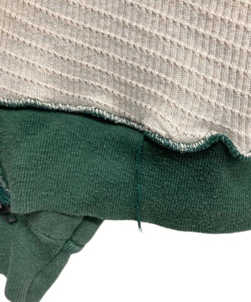 古着（フルギ）古着 (フルギ) 裏サーマルジップパーカー グリーン サイズ:無しの古着・服飾アイテム