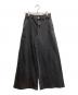 theory（セオリー）の古着「New ST Denim Bk Wide HW Pant D GH」｜ブラック