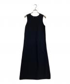 theoryセオリー）の古着「Wooster Crepe Knit SLVLESS Shift DR」｜ブラック