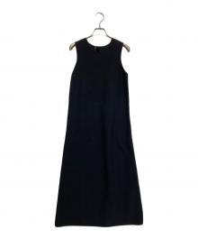 theory（セオリー）の古着「Wooster Crepe Knit SLVLESS Shift DR」｜ブラック