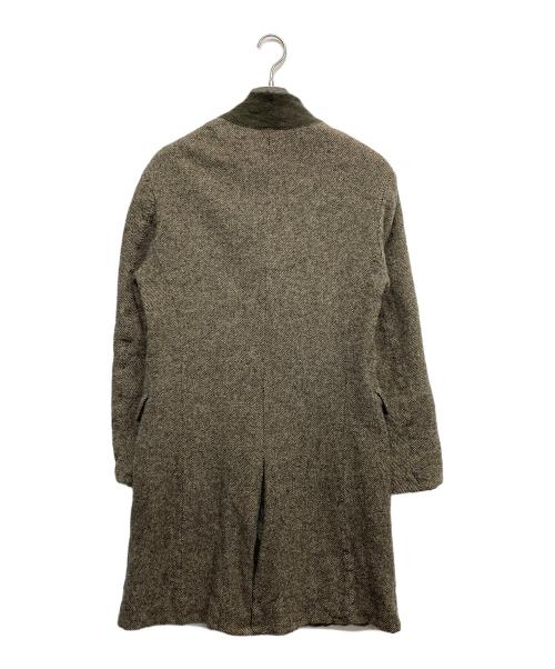 KOLOR（カラー）KOLOR (カラー) スタンドカラーウールチェスターコート グレー サイズ:1の古着・服飾アイテム
