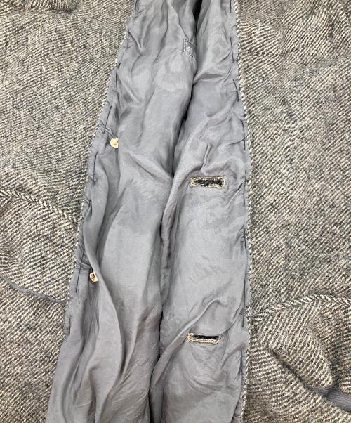 KOLOR（カラー）KOLOR (カラー) スタンドカラーウールチェスターコート グレー サイズ:1の古着・服飾アイテム