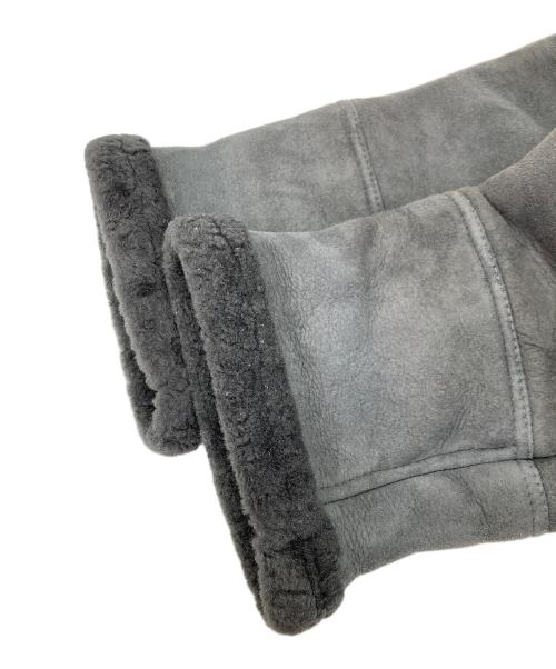 TEODEM（テオデム）TEODEM (テオデム) リアルムートンジャケット グレー サイズ:Lの古着・服飾アイテム