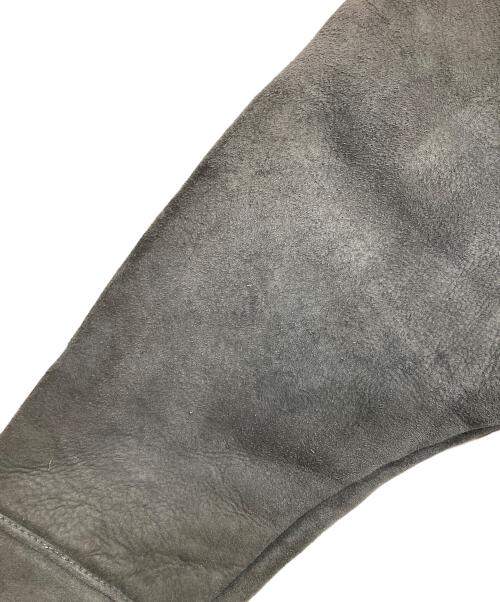 TEODEM（テオデム）TEODEM (テオデム) リアルムートンジャケット グレー サイズ:Lの古着・服飾アイテム