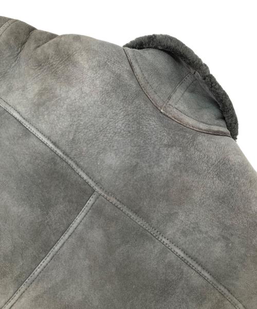 TEODEM（テオデム）TEODEM (テオデム) リアルムートンジャケット グレー サイズ:Lの古着・服飾アイテム