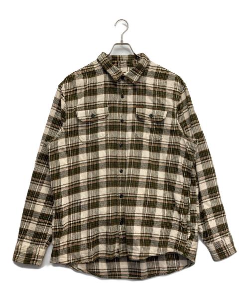 orvis（オービス）ORVIS (オービス) ヘビーウェイトチェックネルシャツ グリーン サイズ:XLの古着・服飾アイテム