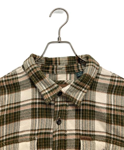 orvis（オービス）ORVIS (オービス) ヘビーウェイトチェックネルシャツ グリーン サイズ:XLの古着・服飾アイテム