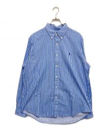 RALPH LAUREN（ラルフローレン）の古着「ストライプシャツ」｜ブルー